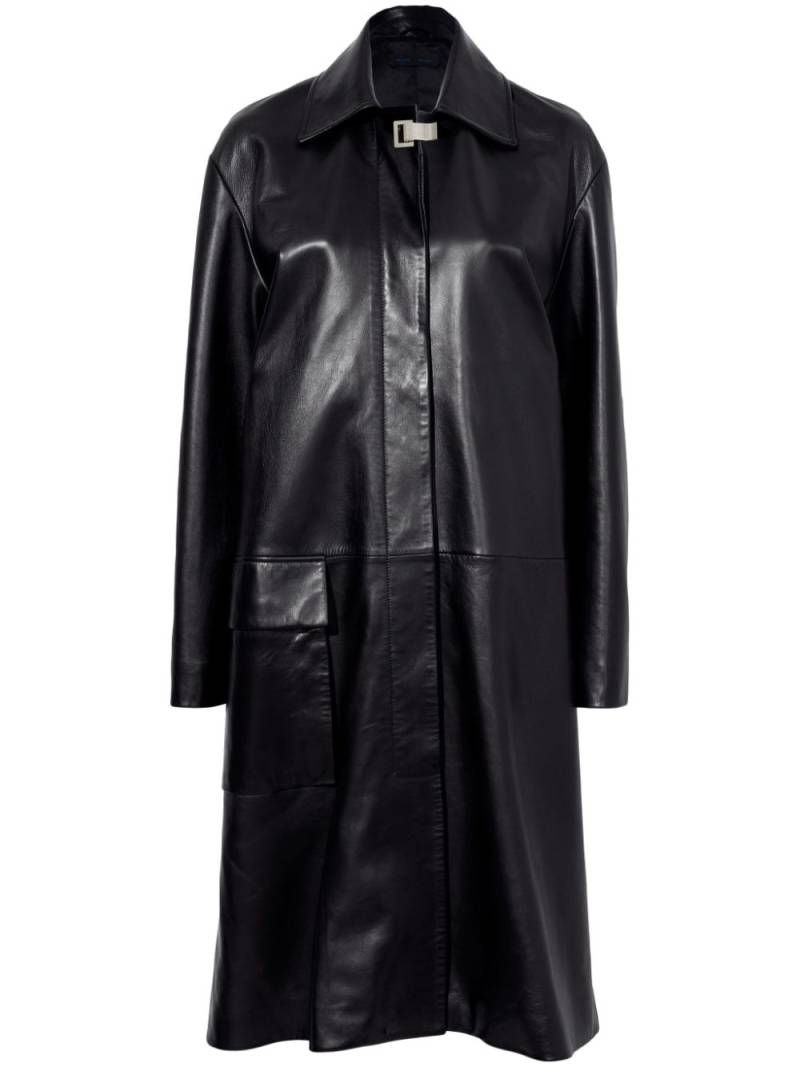 Proenza Schouler Billie lacquered leather coat - Black von Proenza Schouler