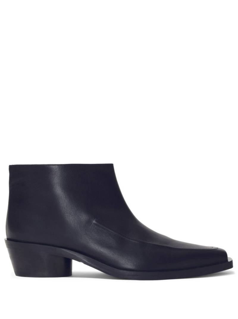 Proenza Schouler Bronco leather ankle boots - Black von Proenza Schouler