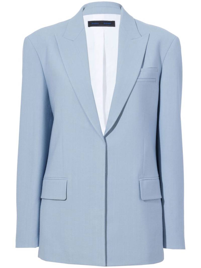 Proenza Schouler Devon peak-lapel blazer - Blue von Proenza Schouler