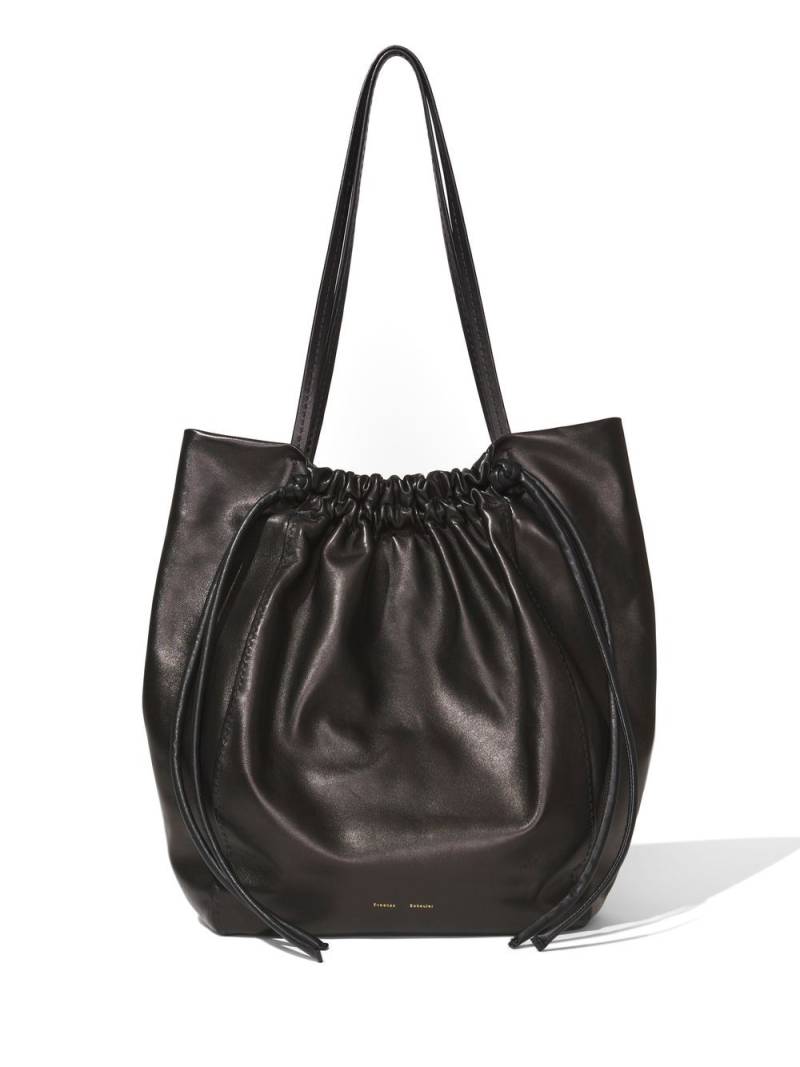 Proenza Schouler drawstring leather tote bag - Black von Proenza Schouler