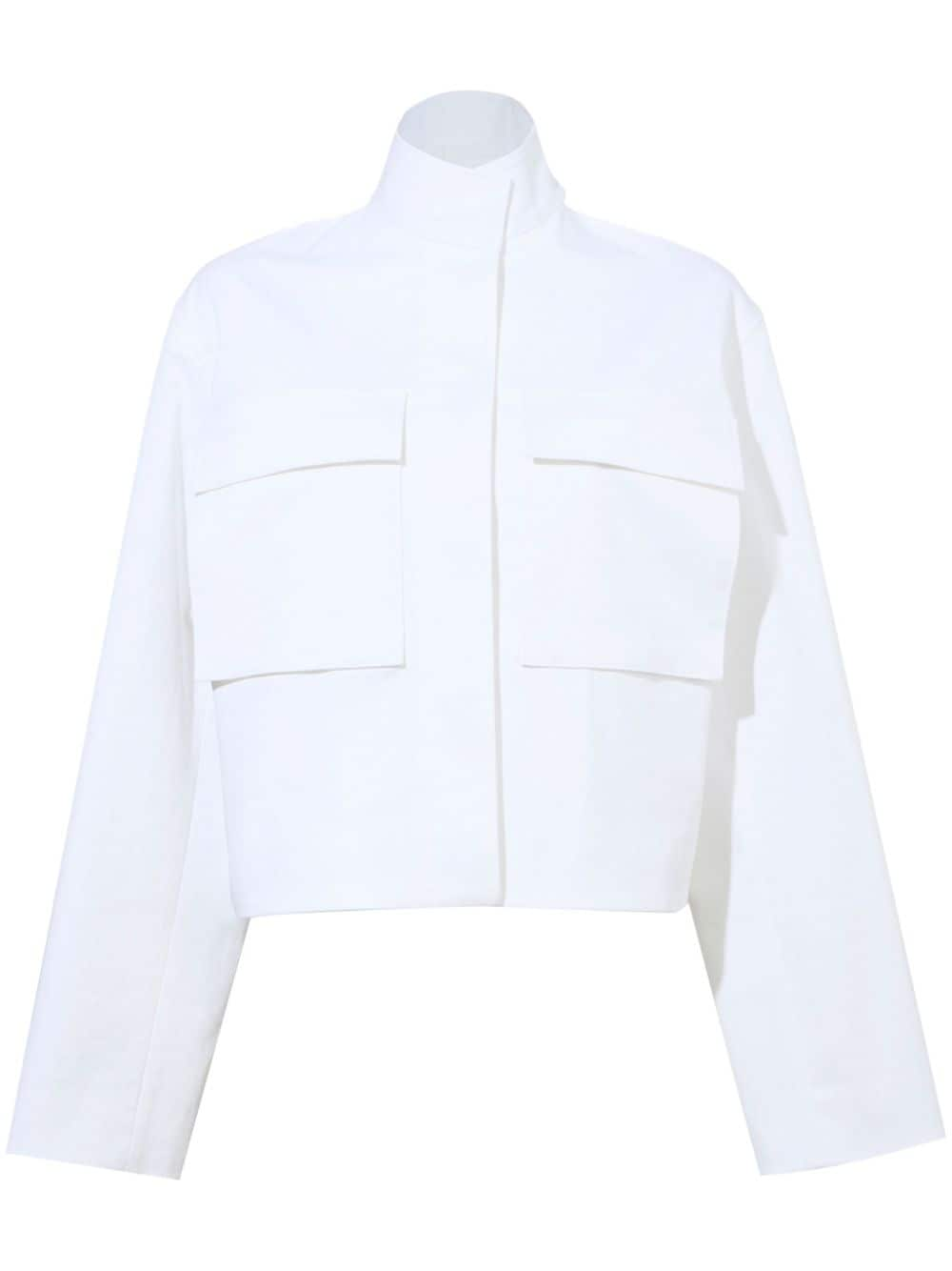 Proenza Schouler Dylan cropped jacket - White von Proenza Schouler