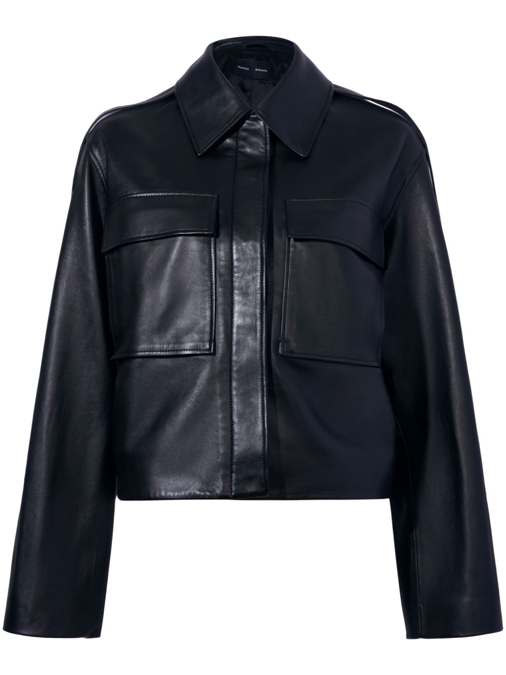 Proenza Schouler Dylan leather jacket - Black von Proenza Schouler