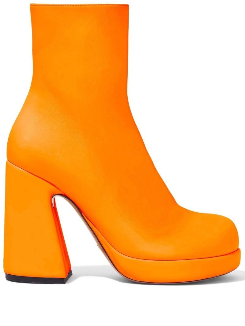 Proenza Schouler Forma 110mm platform boots - Orange von Proenza Schouler