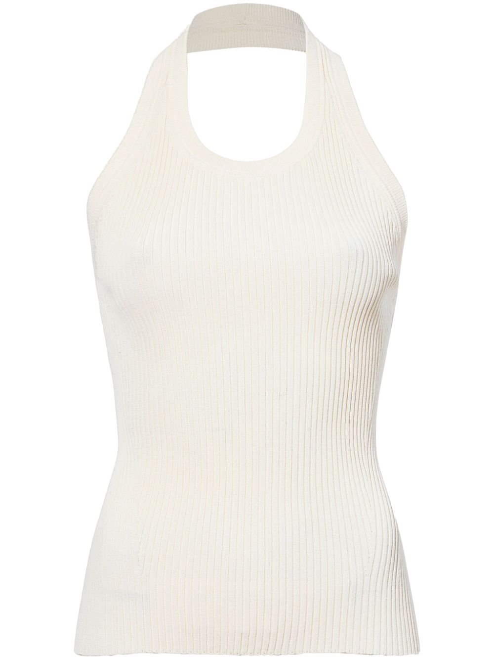 Proenza Schouler Gloria knitted halterneck top - White von Proenza Schouler