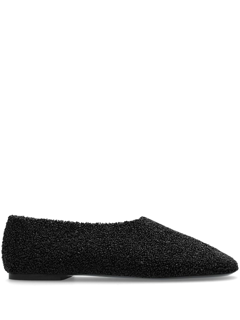 Proenza Schouler Glove bouclé ballerina shoes - Black von Proenza Schouler