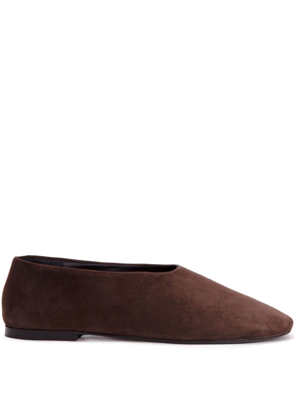 Proenza Schouler Glove suede slippers - Brown von Proenza Schouler