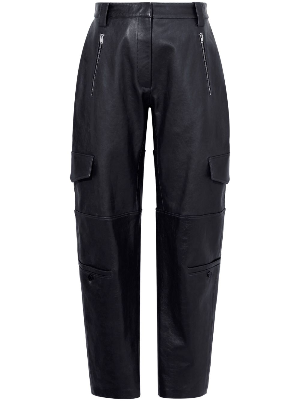 Proenza Schouler Jackson cargo leather trousers - Black von Proenza Schouler