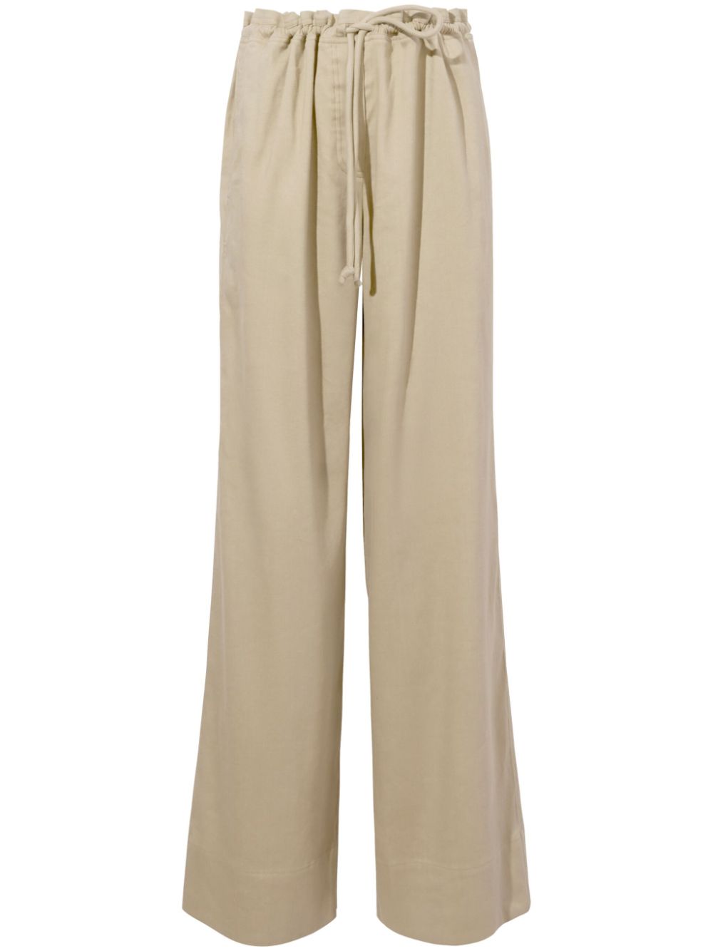 Proenza Schouler Jade Linen Stretch Trousers - Neutrals von Proenza Schouler