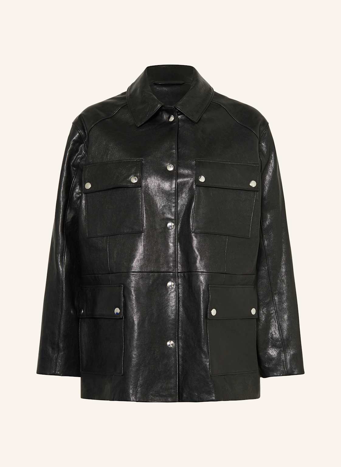 Proenza Schouler Lederjacke Brice schwarz Proenza Schouler Lederjacke Brice schwarz von Proenza Schouler