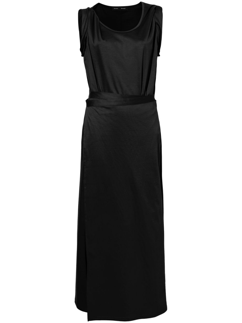 Proenza Schouler Lynn organic cotton midi dress - Black von Proenza Schouler