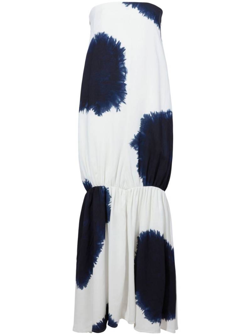 Proenza Schouler Margot strapless maxi dress - White von Proenza Schouler