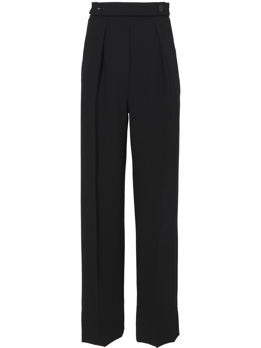 Proenza Schouler high waist crepe trousers - Black von Proenza Schouler