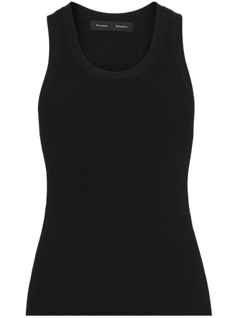 Proenza Schouler Matte knitted tank top - Black von Proenza Schouler