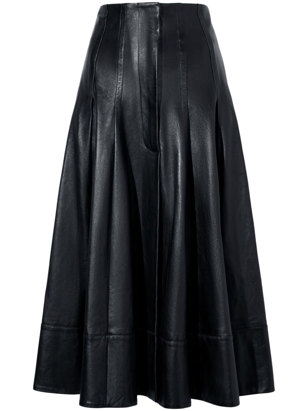 Proenza Schouler Moore leather midi skirt - Black von Proenza Schouler