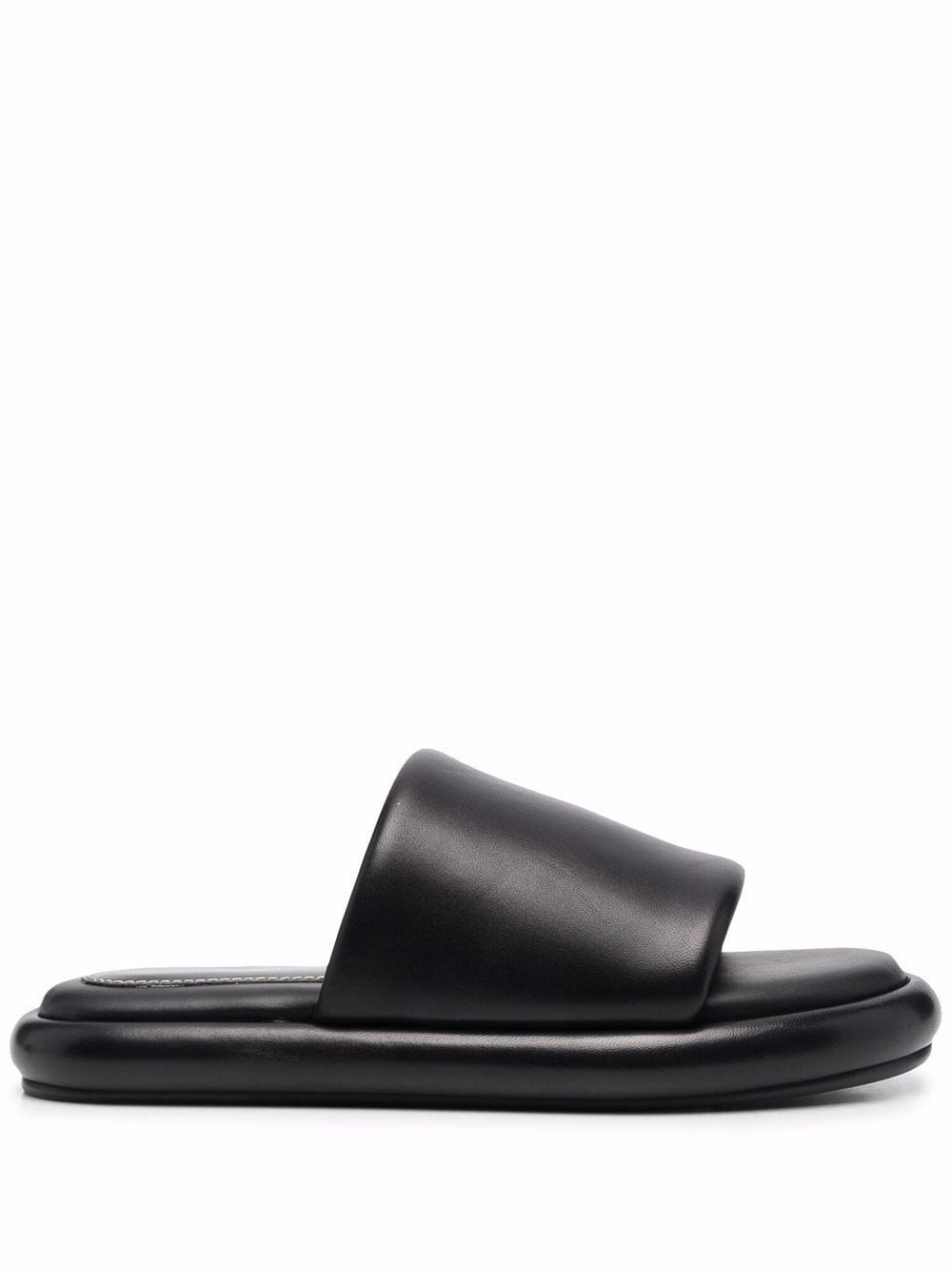 Proenza Schouler Pipe open-toe slides - Black von Proenza Schouler