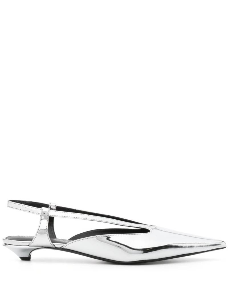 Proenza Schouler Point 20mm slingback pumps - Silver von Proenza Schouler