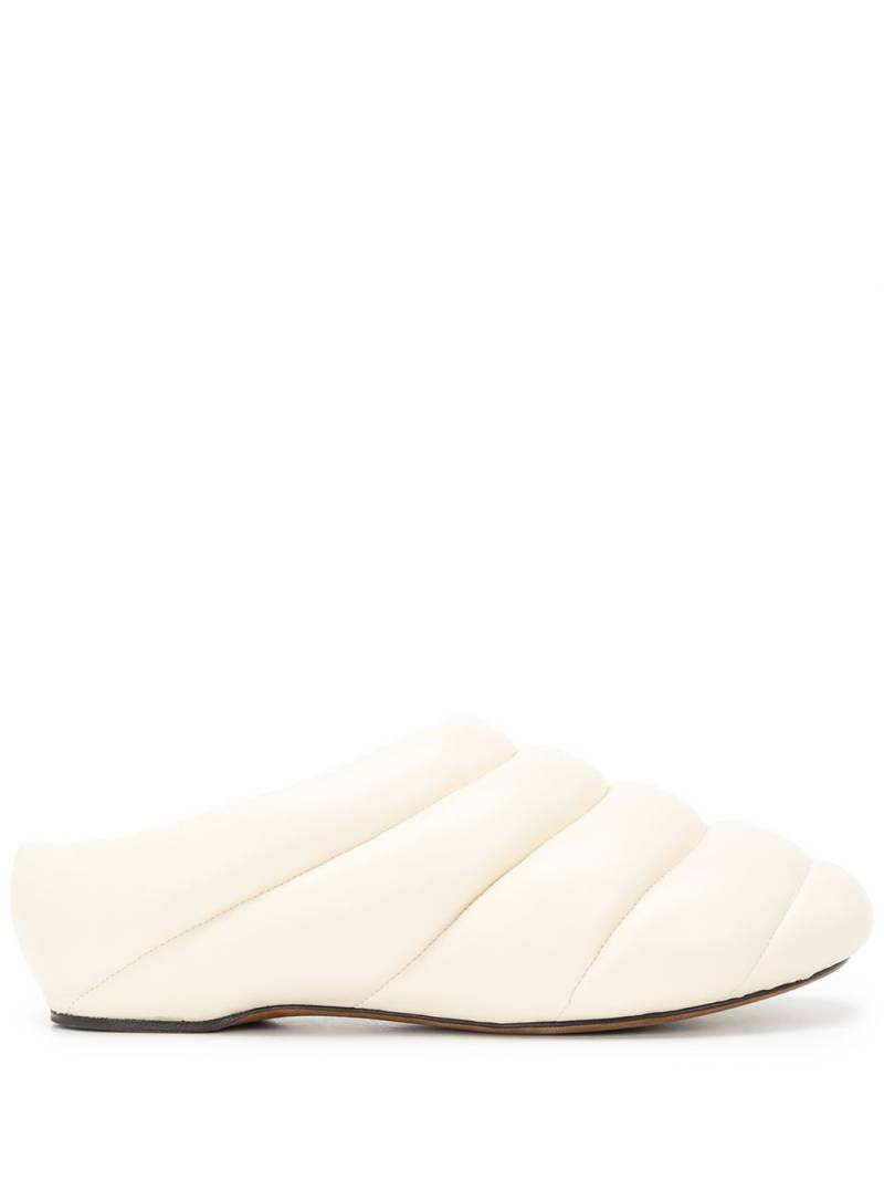 Proenza Schouler Rondo puffy slippers - Neutrals von Proenza Schouler