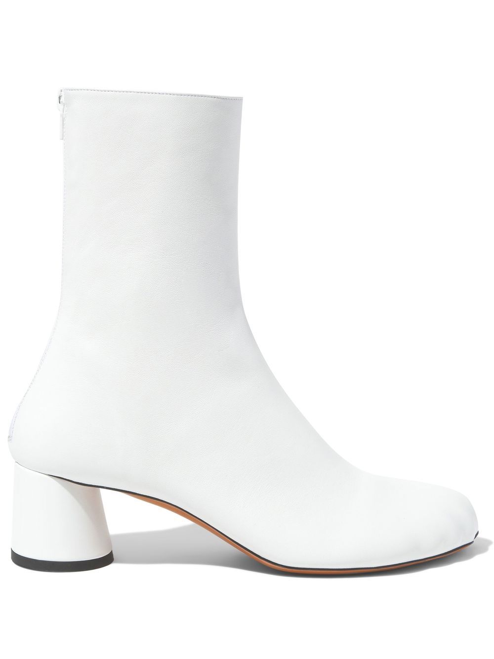 Proenza Schouler Sculpt leather ankle boots - White von Proenza Schouler