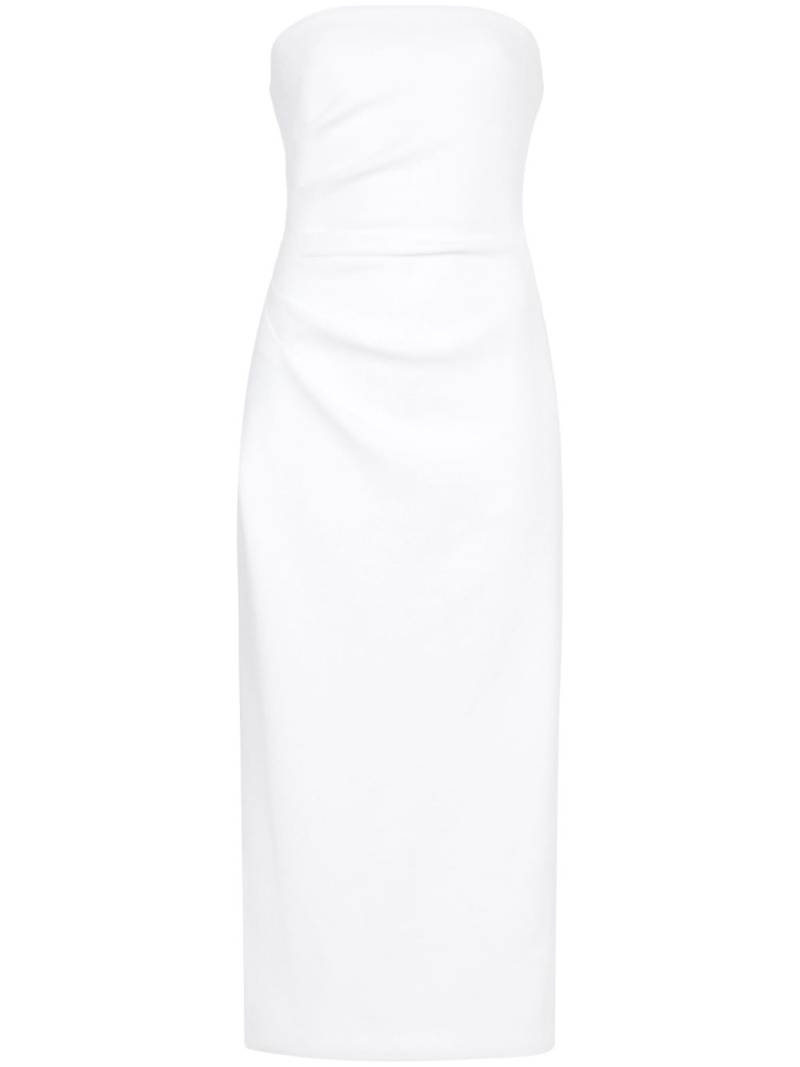 Proenza Schouler Shira strapless midi dress - White von Proenza Schouler