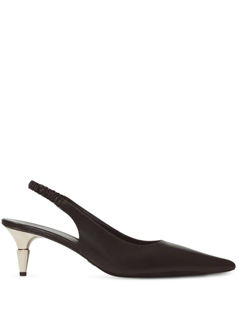 Proenza Schouler Spike slingback leather pumps - Black von Proenza Schouler