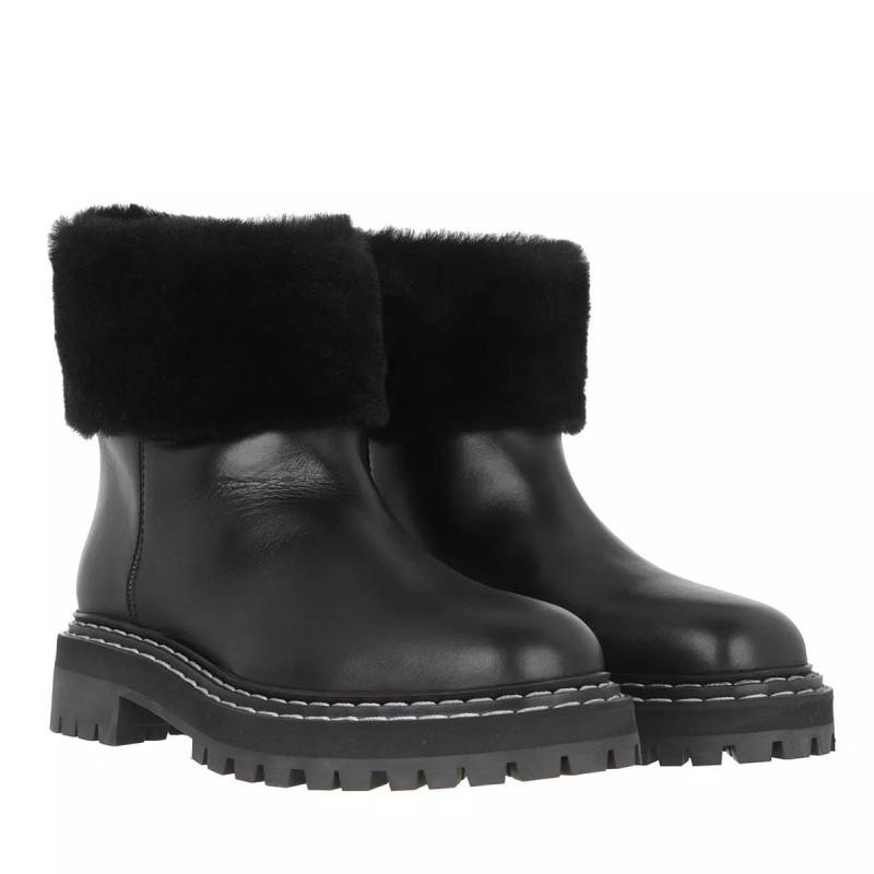 Proenza Schouler Stiefel & Boots - Calf Softy Merinos Sheep Combat - Gr. 39 (EU) - in Schwarz - für Damen von Proenza Schouler