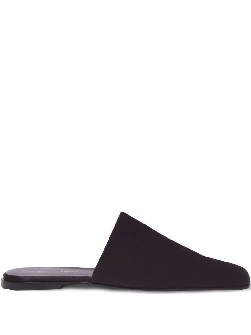 Proenza Schouler Trap satin slippers - Black von Proenza Schouler