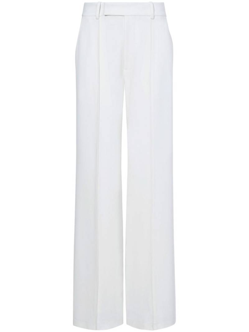 Proenza Schouler Weyes Pant In Matte Viscose Crepe - White von Proenza Schouler