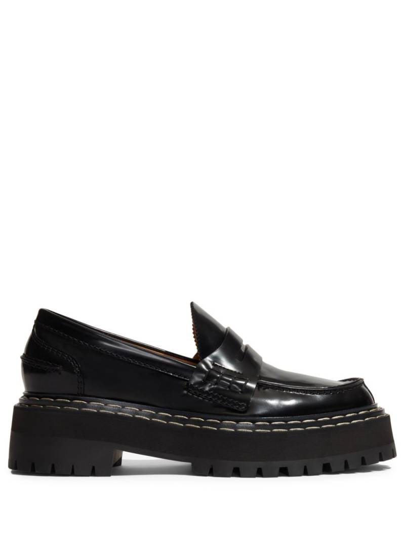 Proenza Schouler chunky leather loafers - Black von Proenza Schouler