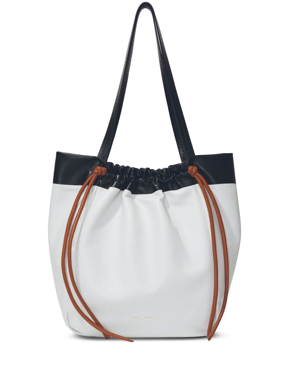 Proenza Schouler colour-block drawstring tote bag - White von Proenza Schouler