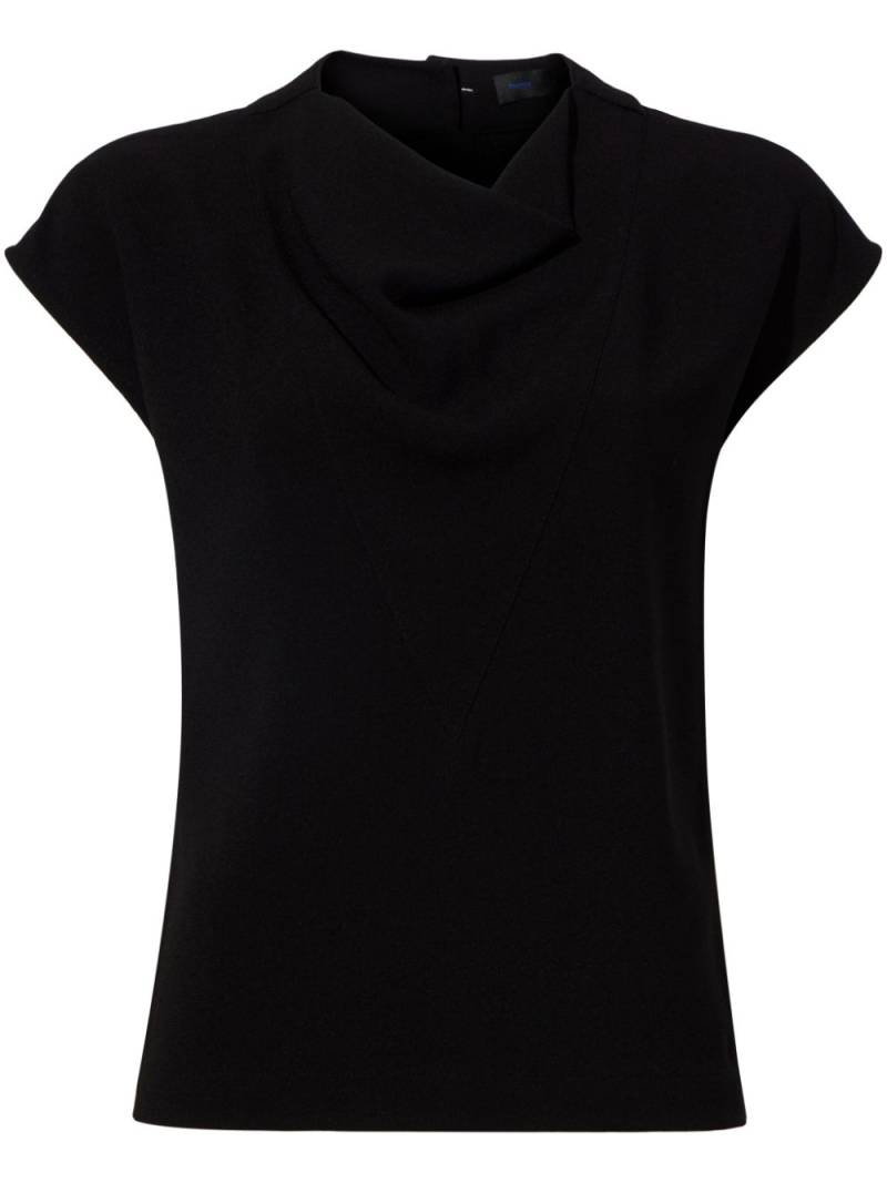 Proenza Schouler cowl-neck crepe top - Black von Proenza Schouler