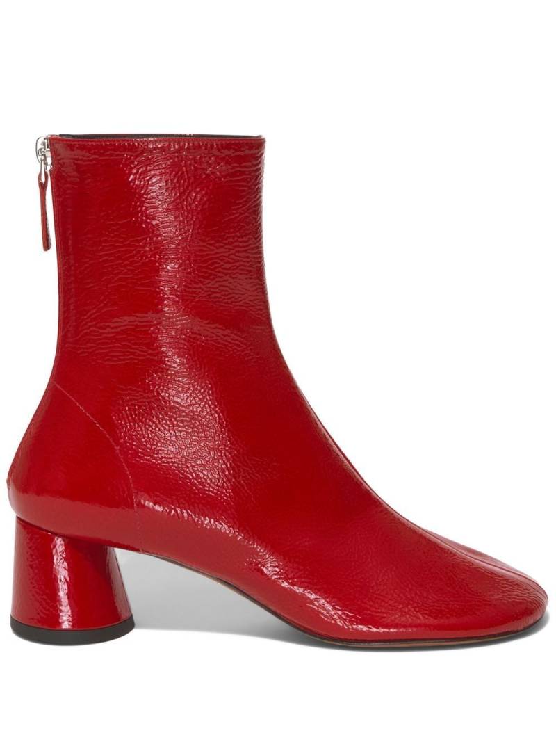 Proenza Schouler crinkle patent ankle boots - Red von Proenza Schouler