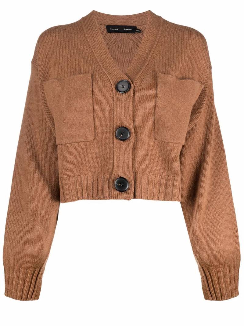 Proenza Schouler eco cashmere cardigan - Brown von Proenza Schouler