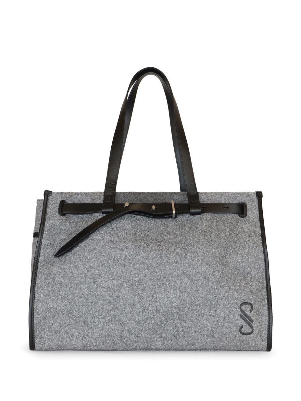 Proenza Schouler embroidered belted tote bag - Grey von Proenza Schouler