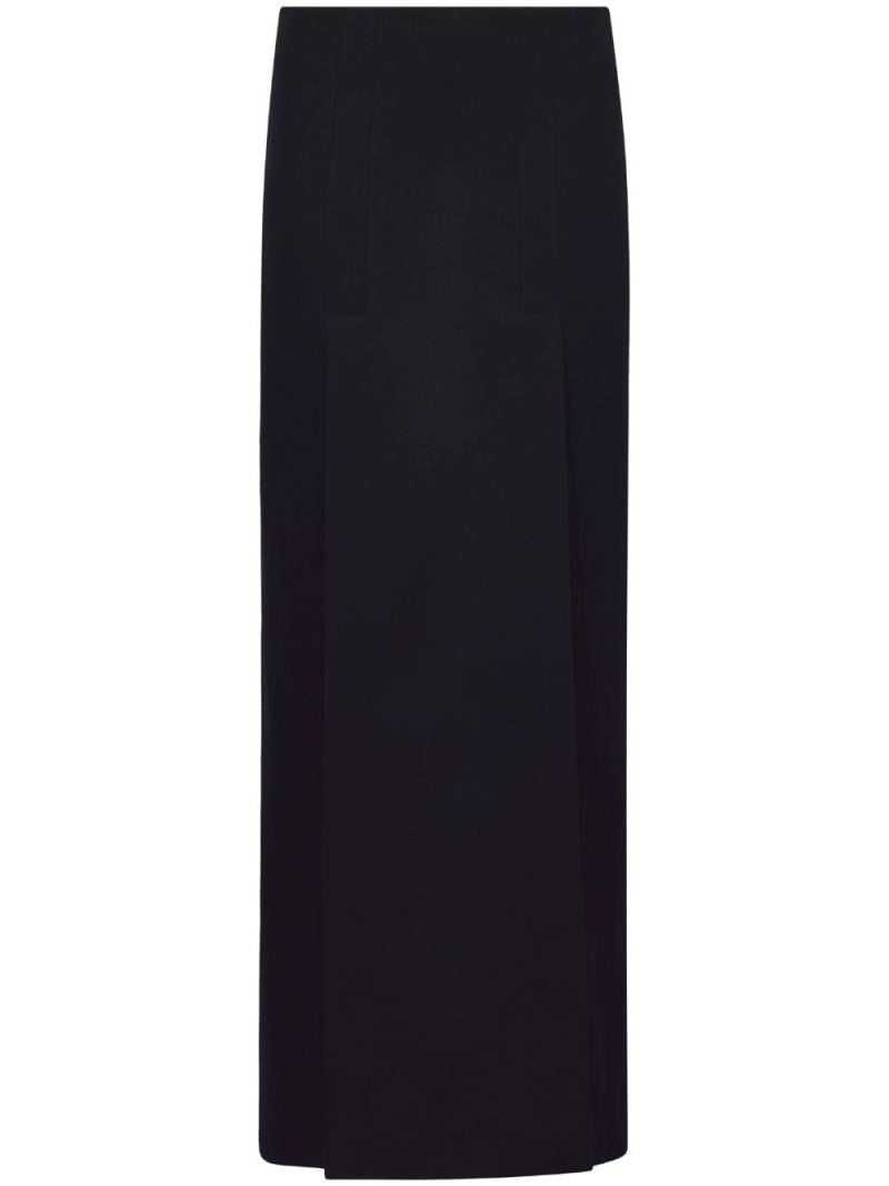 Proenza Schouler felted slit maxi skirt - Black von Proenza Schouler