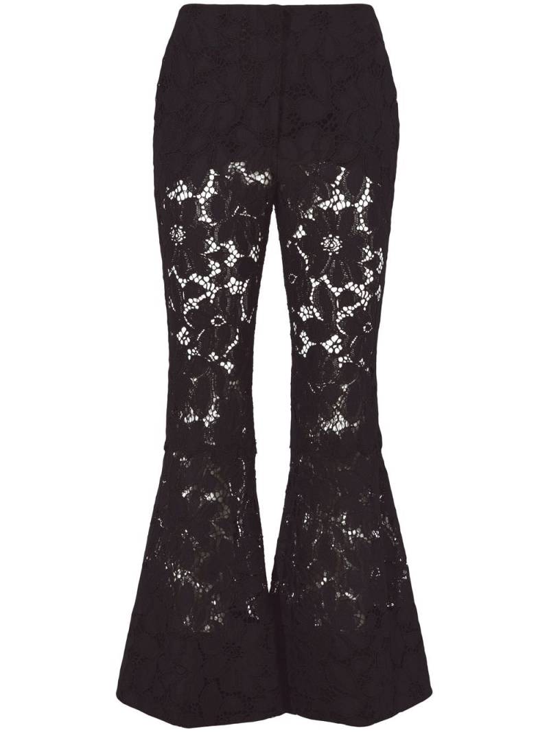 Proenza Schouler lace flared trousers - Black von Proenza Schouler