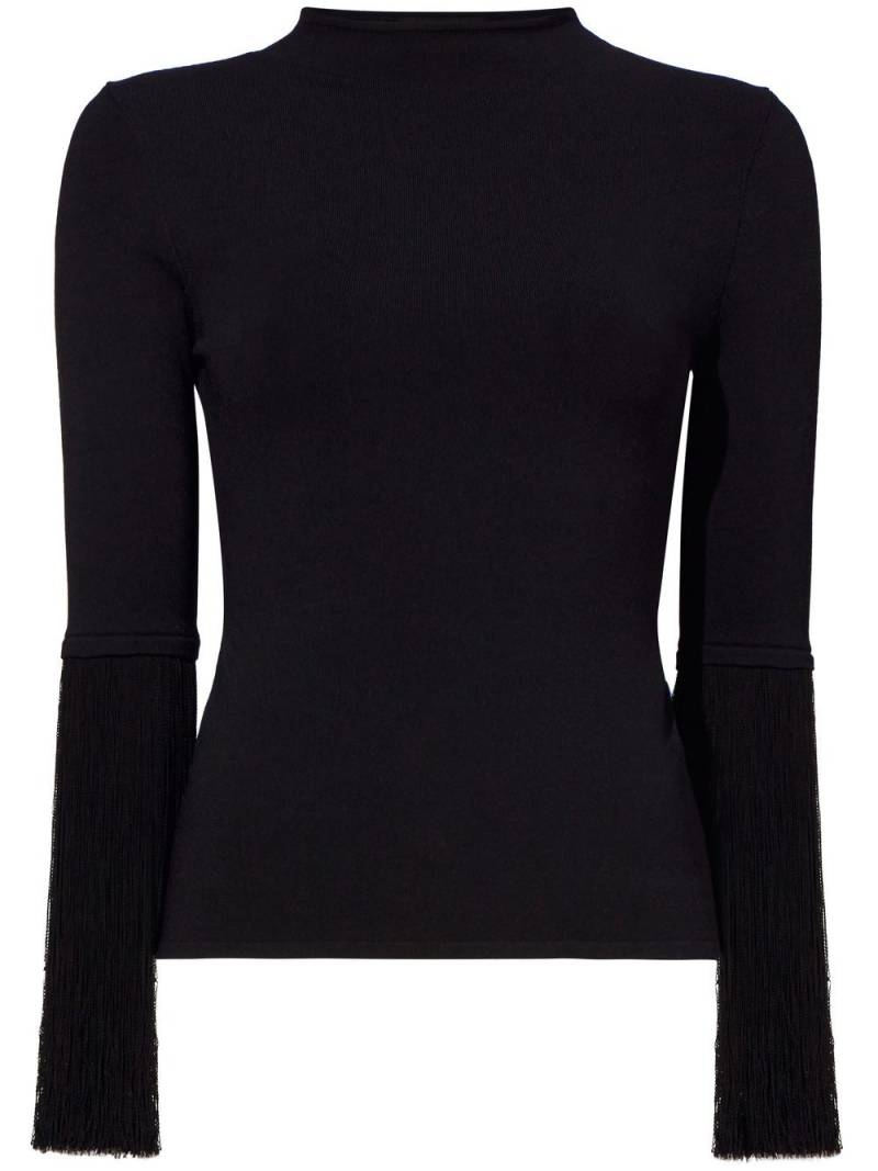 Proenza Schouler fringe-detail knitted top - Black von Proenza Schouler