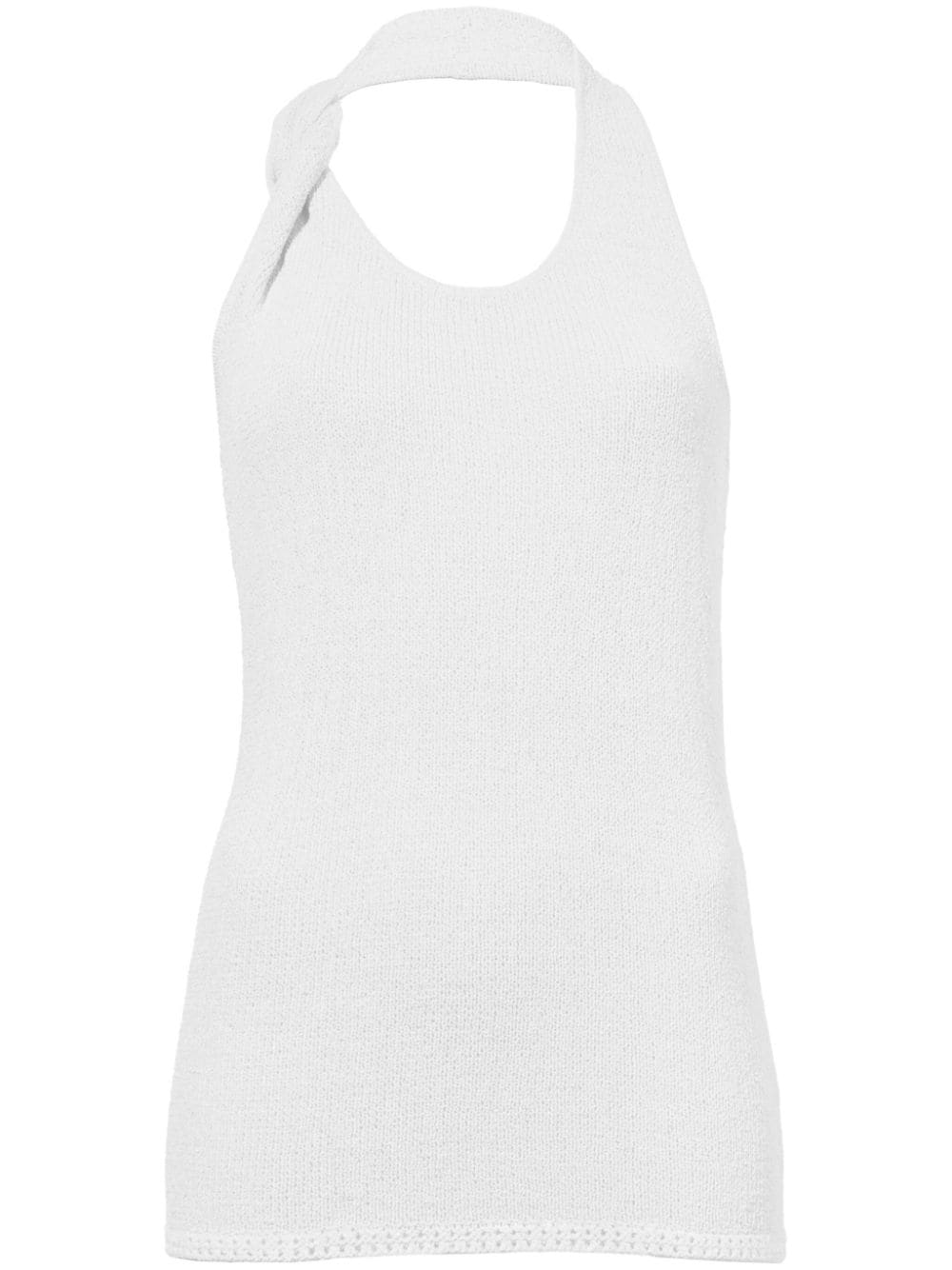 Proenza Schouler knitted halterneck top - White von Proenza Schouler