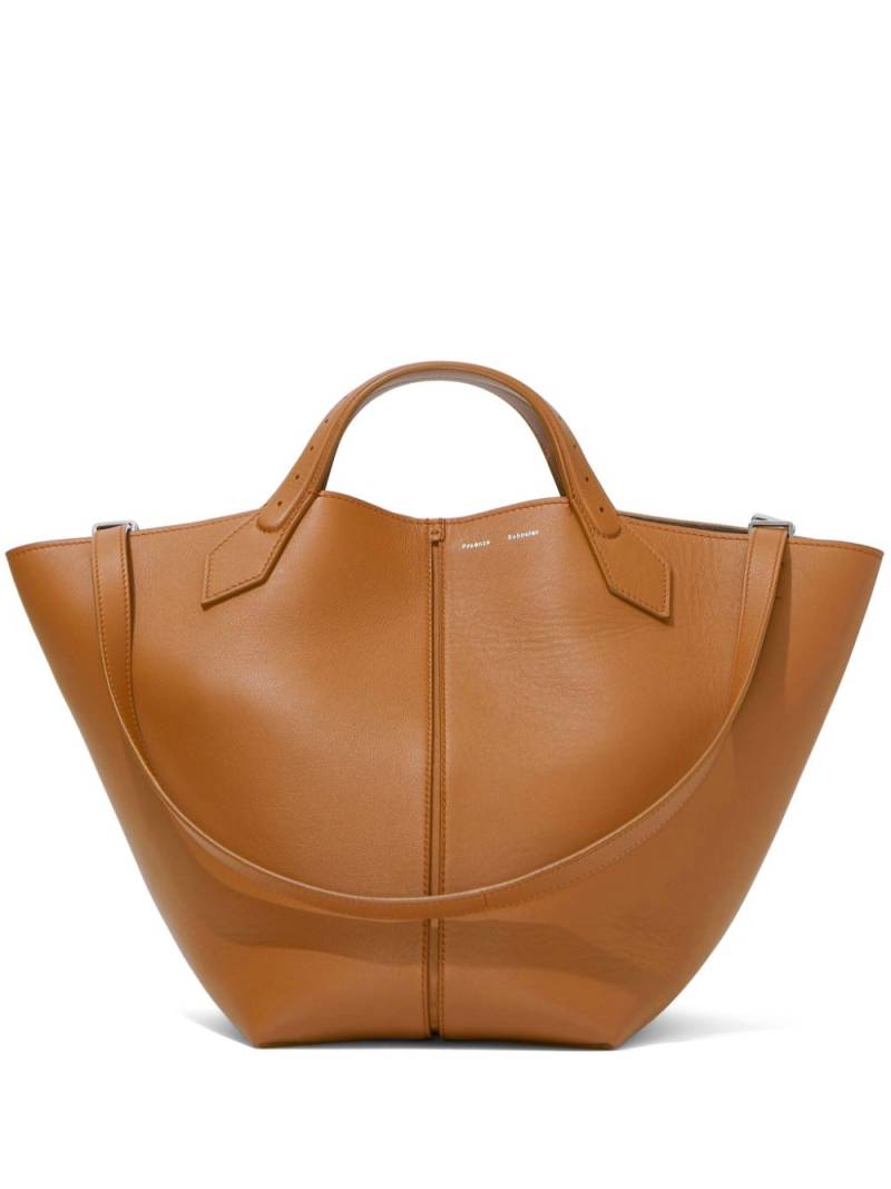 Proenza Schouler large Chelsea leather tote bag - Brown von Proenza Schouler