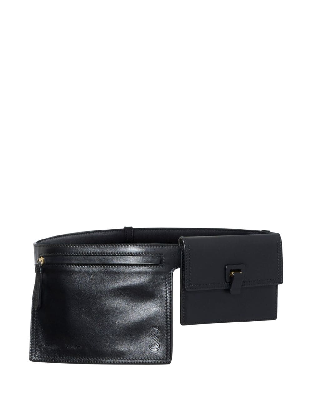 Proenza Schouler logo-debossed leather belt bag - Black von Proenza Schouler