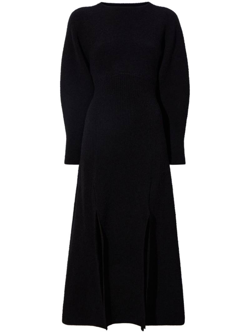 Proenza Schouler long-sleeved knitted midi dress - Black von Proenza Schouler