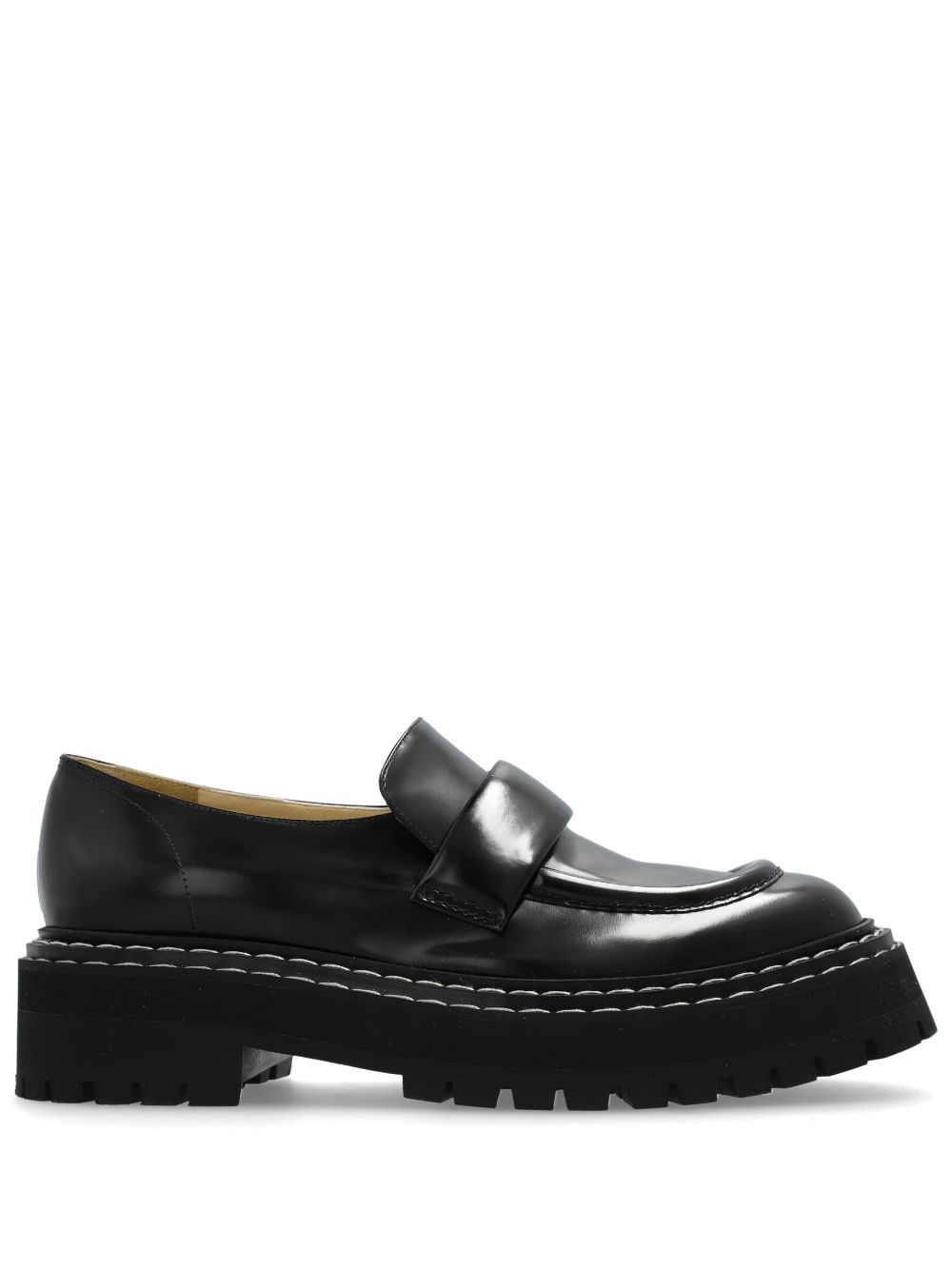 Proenza Schouler lug-sole leather loafers - Black von Proenza Schouler