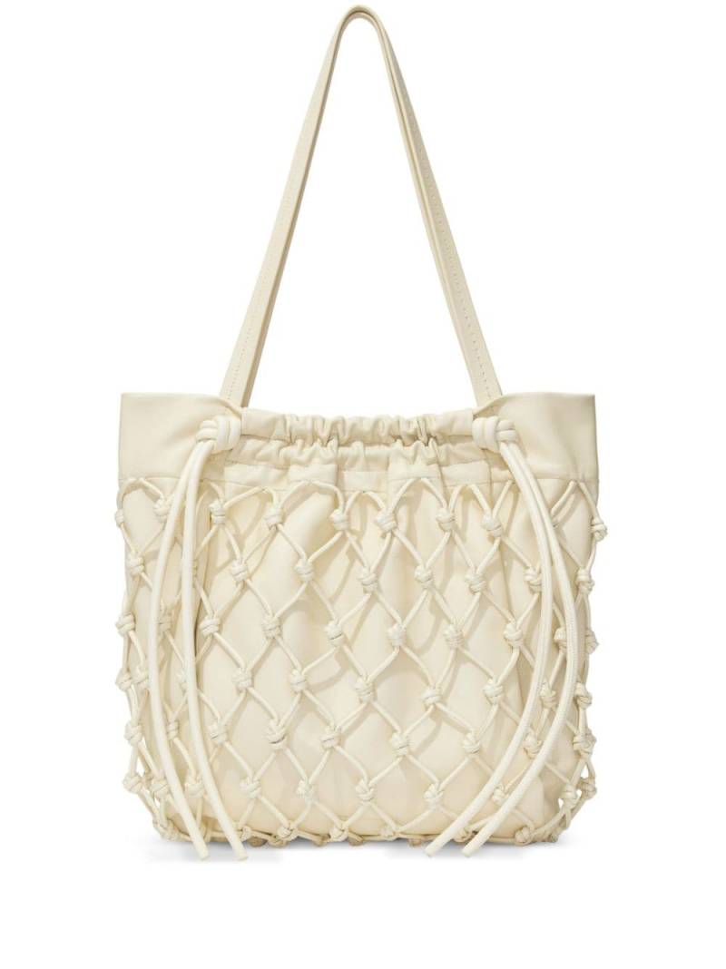 Proenza Schouler macramé drawstring tote bag - White von Proenza Schouler