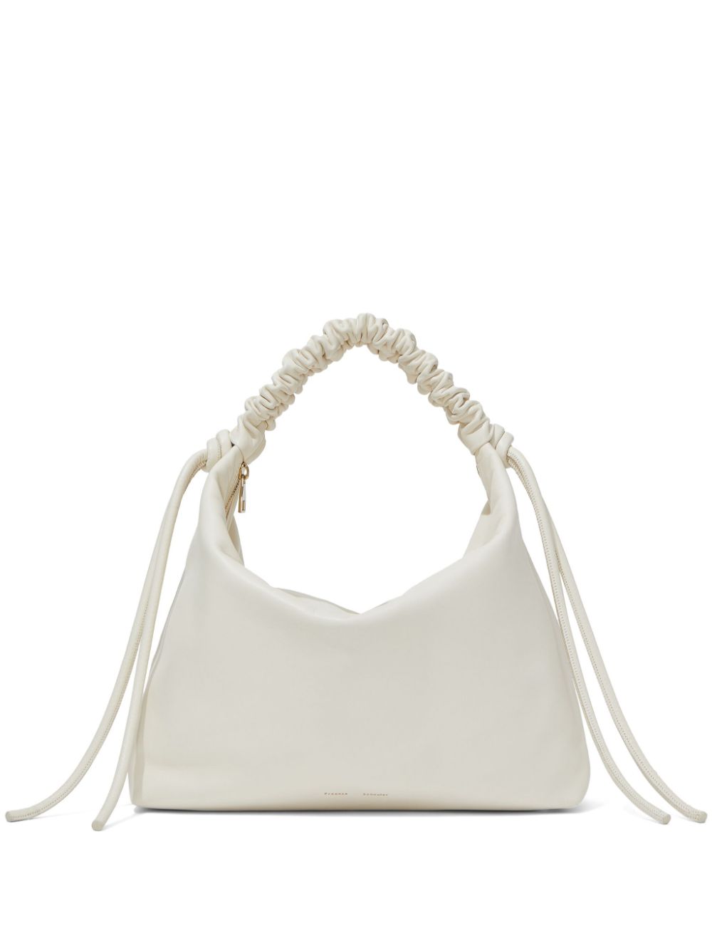 Proenza Schouler medium Drawstring leather shoulder bag - White von Proenza Schouler