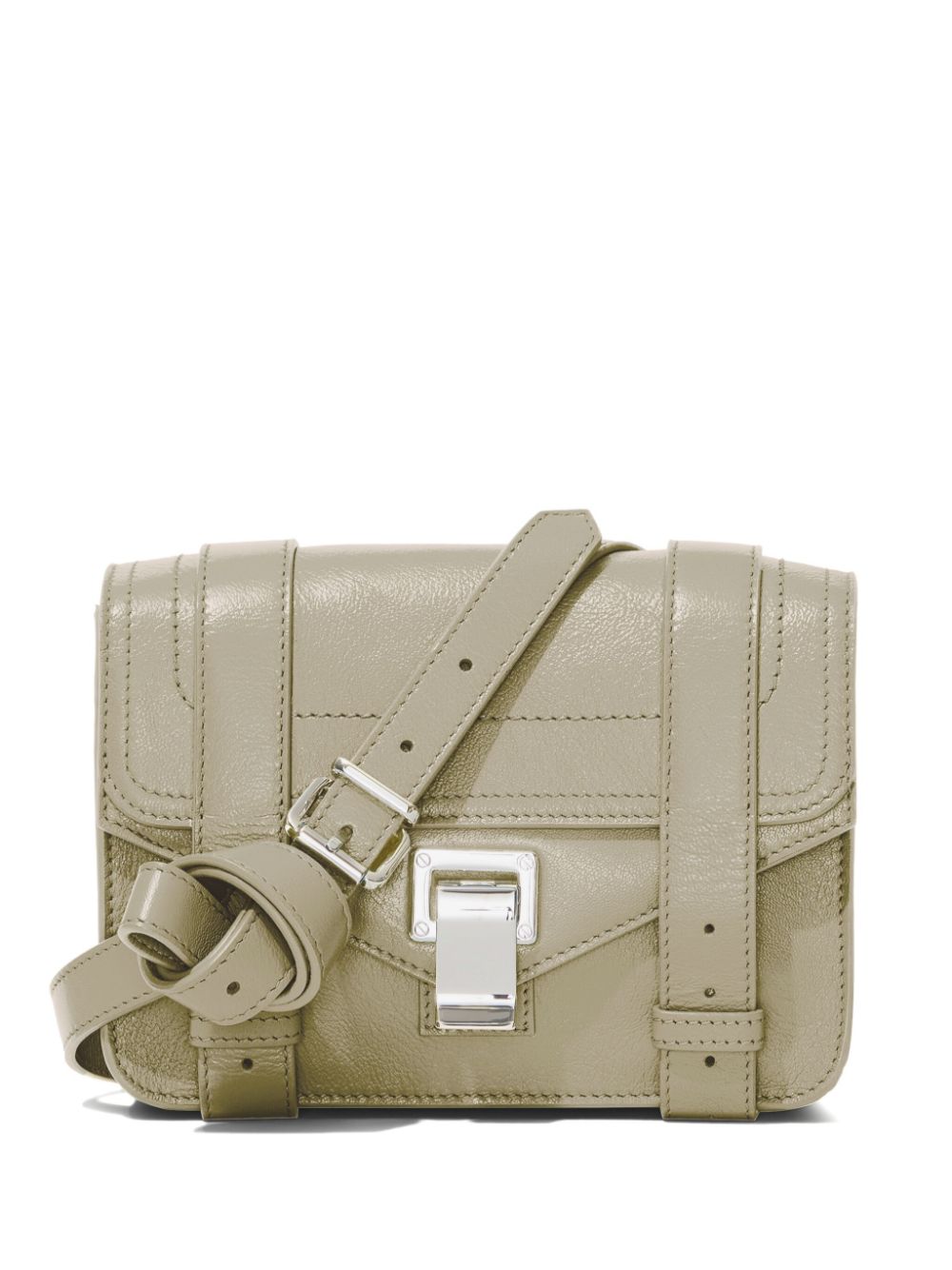 Proenza Schouler mini PS1 leather crossbody bag - Grey von Proenza Schouler