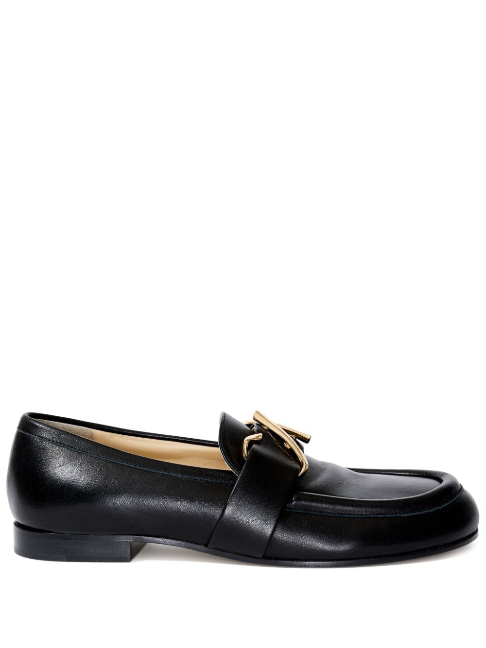 Proenza Schouler monogram-plaque leather loafers - Black von Proenza Schouler