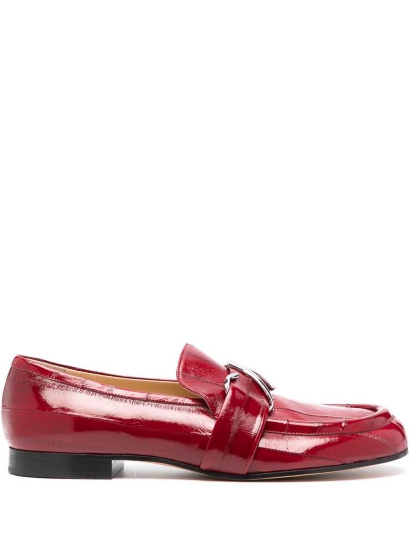 Proenza Schouler monogram plaque loafers - Red von Proenza Schouler