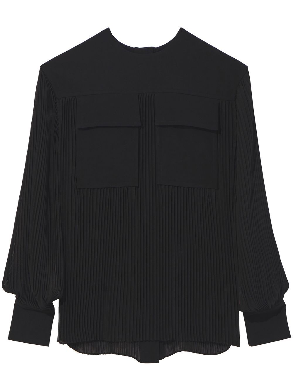 Proenza Schouler pleated long-sleeved blouse - Black von Proenza Schouler