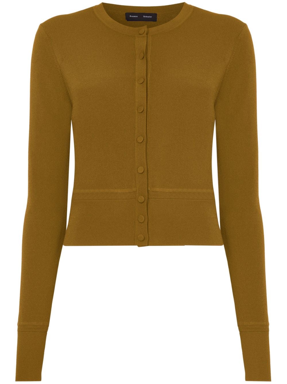 Proenza Schouler round-neck button-up cardigan - Brown von Proenza Schouler