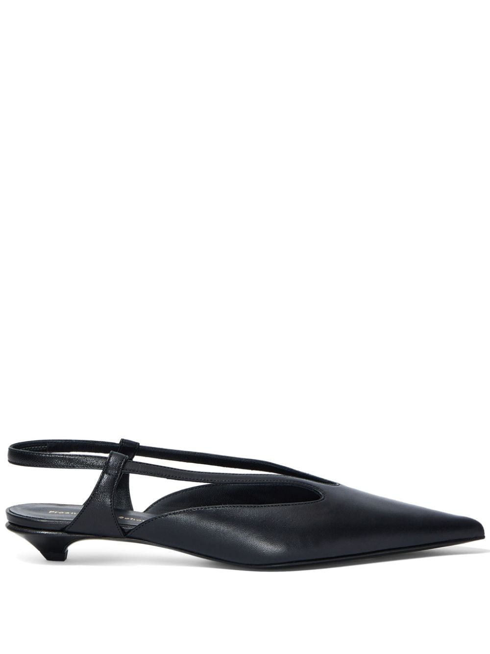 Proenza Schouler slingback leather pumps - Black von Proenza Schouler