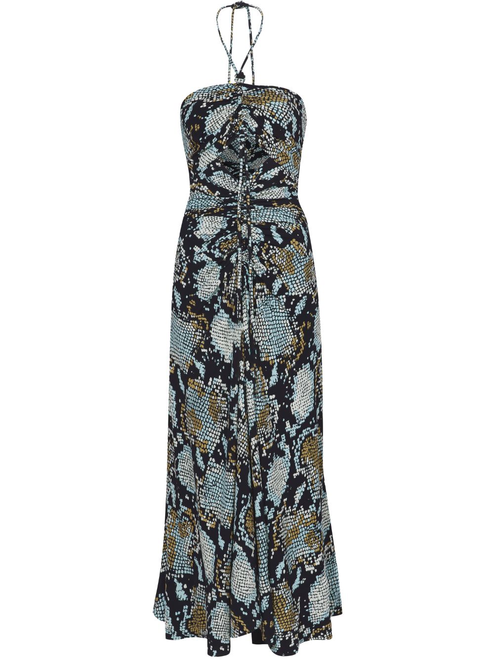 Proenza Schouler snake-print halterneck midi dress - Black von Proenza Schouler